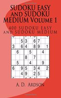 Sudoku Easy and Sudoku Medium Volume 1
