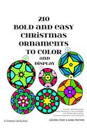 210 Bold and Easy Christmas Ornaments to Color and Display