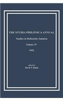 Studia Philonica Annual, IV, 1992