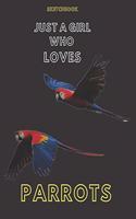 Parrot Sketchbook: blank journal-Blank sketchbook for drawing 8.5 x 11 inch 150 pages: Parrot Blank journal, Blank Sketchbook &blank notebook, sketch, Draw & Doodle & 