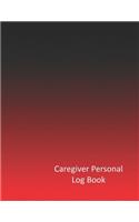 Caregiver Personal Log Book