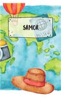Samoa: Liniertes Reisetagebuch Notizbuch oder Reise Notizheft liniert - Reisen Journal für Männer und Frauen mit Linien