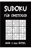 Sudoku Für Einsteiger Band 2 200 Rätsel: Puzzle Rätsel Heft, 9x9, 2 Rätsel pro Seite