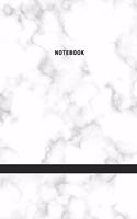 Marble Notebook: White And Black Marble Composition Book Journal Diary For Writing Notes