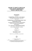 Recovery Act project to replace the Social Security Administration's national computer center