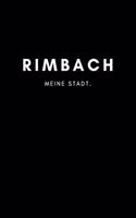 Rimbach: Notizbuch, Notizblock - DIN A5, 120 Seiten - Liniert, Linien, Lined - Deine Stadt, Dorf, Region und Heimat - Notizheft, Notizen, Block, Planer