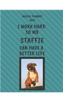 Staffie Weekly Planner 2020