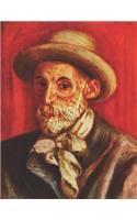 Pierre-Auguste Renoir Black Pages Sketchbook: Red Self-Portrait of the French Painter Large Artistic Sketch Pad Blank All Black Paper Impressionism Art Notebook For Drawing with Vivid Colors Use