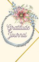 Gratitude Journal: - 366 Days of Soul Revitalisation - Cultivating Thankfulness, Positivity and Mindfulness - Gold Blue Flowers Cover - 6x9 inches