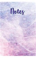 Notes: A Pastel Floral Notebook with 120 Lined Pages / Diary / Journal / 6" x 9"