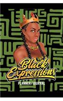 Black Expressions Planner Journal