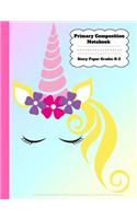 Primary Composition Notebook Story Paper Grades K-2 Journal Dashed Midline And Picture Space School Exercise Book 100 Story Pages