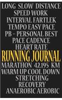 running journal: Everyday Running Journal log distance, location, time, pace