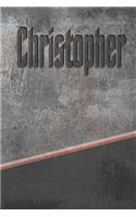 Christopher: Stone Name Writing Journal