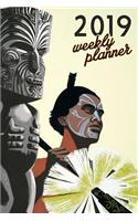 2019 Weekly Planner: Organizer Schedule 2019 Monthly Weekly Planner for Maori Fans Calendar Agenda