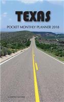 Texas Pocket Monthly Planner 2018