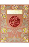 Monogram Snake Sketchbook: Blank Art Pad Notebook Journal(86 Monogram Nouveauthree 150 Sketch)