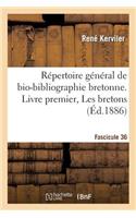 Répertoire Général de Bio-Bibliographie Bretonne. Livre Premier, Les Bretons. F 36, Ena-Eve