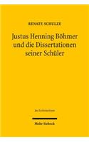 Justus Henning Bohmer und die Dissertationen seiner Schuler: Bausteine Des Ius Ecclesiasticum Protestantium