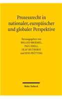 Prozessrecht in Nationaler, Europaischer Und Globaler Perspektive