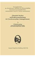 Chemische Struktur Und Reaktionsmechanismus Der Cytochromoxydase (Atmungsferment)