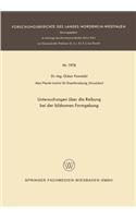 Untersuchungen über die Reibung bei der bildsamen Formgebung