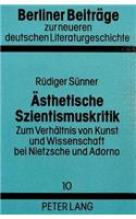 Aesthetische Szientismuskritik