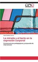La mirada y el tacto en la expresión corporal