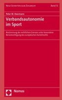 Verbandsautonomie Im Sport
