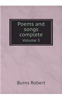 Poems and Songs Complete Volume 3