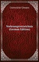 Vorlesungsverzeichnis (German Edition)