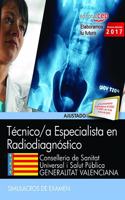 Tecnicos Especialistas en Radiodiagnostico. Conselleria de Sanitat Universal i Salut Publica. Generalitat Valenciana. Simulacros de examen
