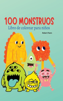Libro para Colorear de 100 Monstruos para Niños