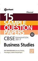 CBSE 15 Sample Paper Business Studies for Class 12