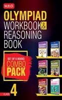 Class 4: Work Book & Reasoning Book Combo for NSO-IMO-IEO-NCO-IGKO (2018-19)