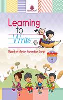 Learning to write 4