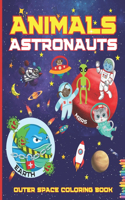 Animals Astronauts Outer Space Coloring Book