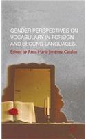 Gender Perspectives on Vocabulary in Foreign and Second Languages