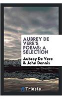 Aubrey de Vere's Poems
