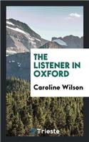 The Listener in Oxford