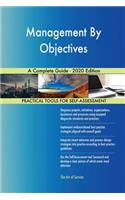 Management By Objectives A Complete Guide - 2020 Edition