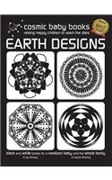 EARTH DESIGNS - Black and White Book for a Newborn Baby and the Whole Family