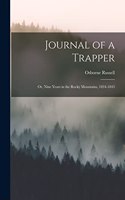 Journal of a Trapper