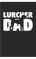 Lurcher Notebook 'Lurcher Dad' - Gift for Dog Lovers - Lurcher Journal