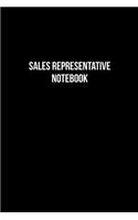 Sales Representative Notebook - Sales Representative Diary - Sales Representative Journal - Gift for Sales Representative