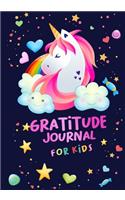 Gratitude Journal For Kids: A Unicorn Journal Notebook Diary Record for Children With Daily Prompts to Practice Gratitude and Mindfulness Children Happiness Notebook