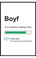 Boyf is in Inspiration Loading Mode