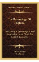 Baronetage of England