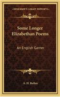 Some Longer Elizabethan Poems