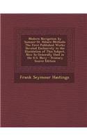 Modern Navigation by Sumner-St. Hilaire Methods